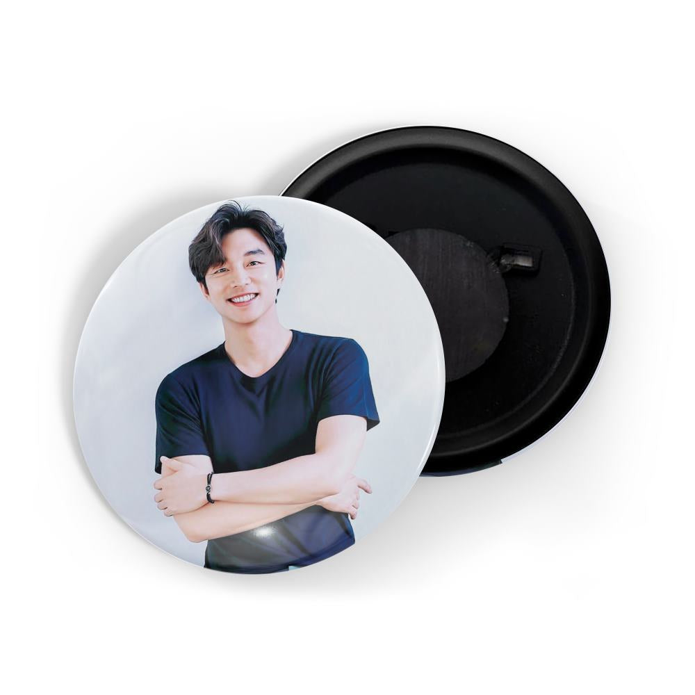 dhcrafts Fridge Magnet K-Drama Korean Actor Multicolour Gong Yoo D1 Glossy Finish Design Pack of 1